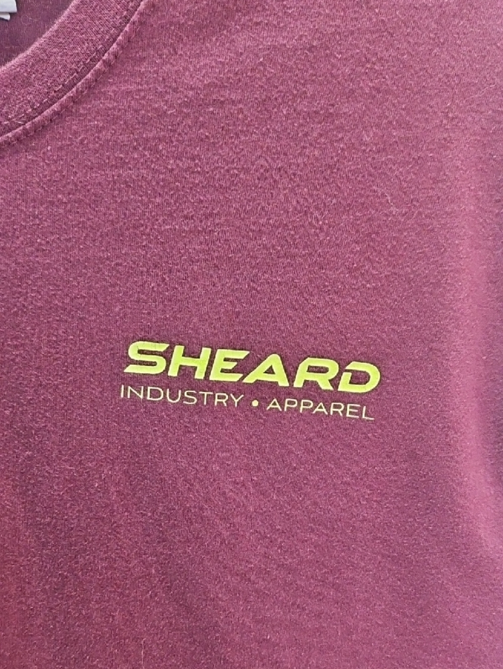 420 Lab Industry Apparel Soft Men's Maroon Logo T-Shirt - Picture 2 of 4
